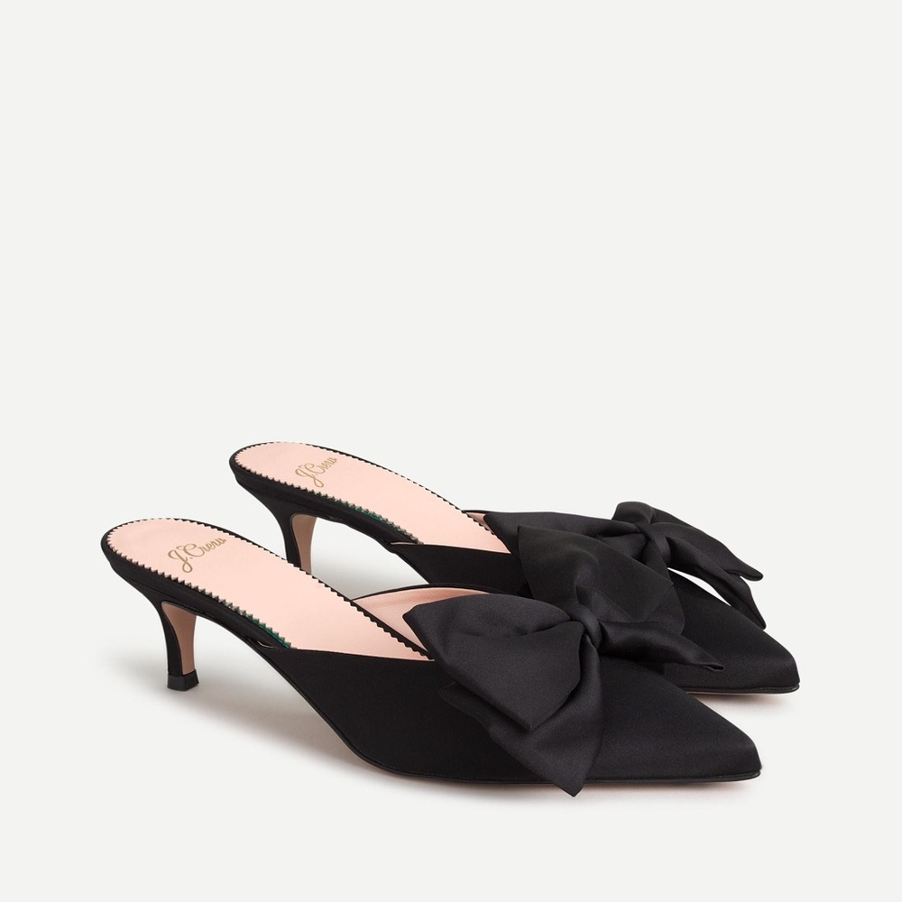 NWT! J.Crew Sophia Mule In Black S: 7.5